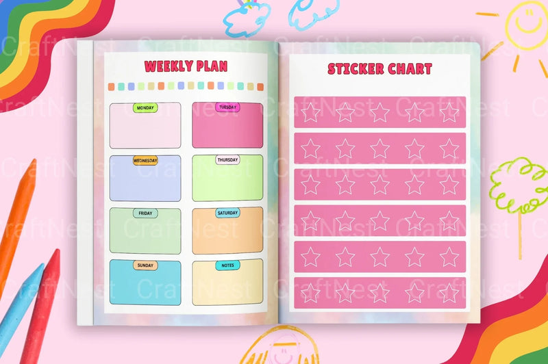 Kids Chore Charts for Effective Home Organization - CraftNest - Digital Crafting and Art