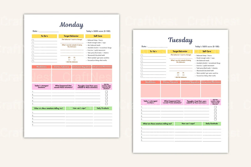 Dialectical Behavior Therapy Guide - CraftNest - Digital Crafting and Art