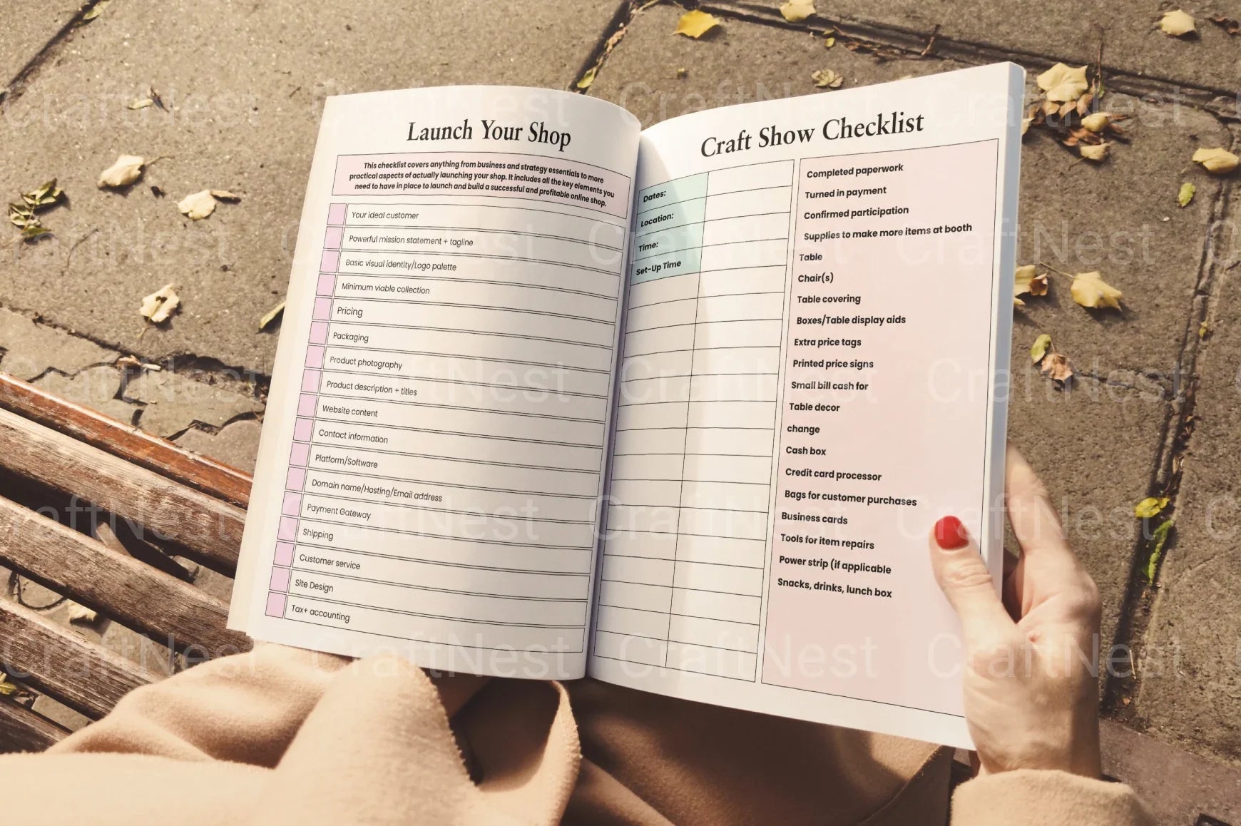 Craft Business Planner Guide - CraftNest - Digital Crafting and Art
