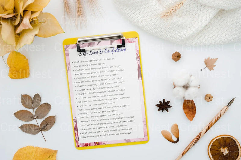 Daily Wellness Prompts Book for Mindful Living - CraftNest - Digital Crafting and Art