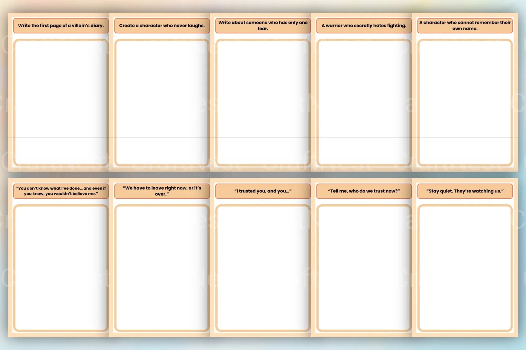 Creative Writing Prompts Book - CraftNest - Digital Crafting and Art