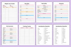 Pet Care Planner: Organize Your Pet's Health & Schedule - CraftNest - Digital Crafting and Art