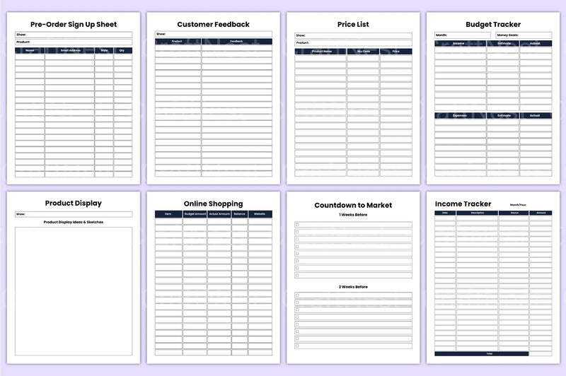 Small Business Planner 2023 - CraftNest - Digital Crafting and Art