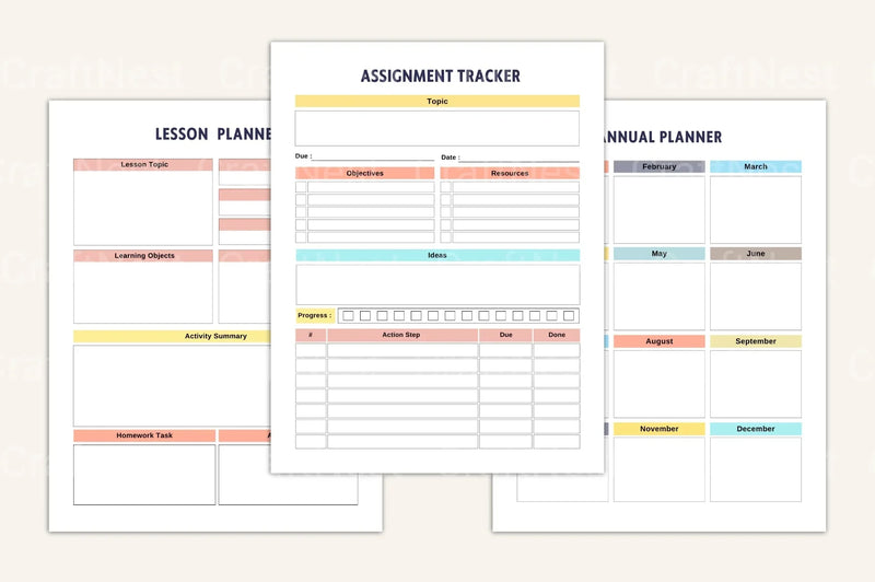 Homeschool Management Binder for Effective Organization - CraftNest - Digital Crafting and Art