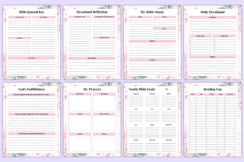 Bible Prayer Guide - CraftNest - Digital Crafting and Art