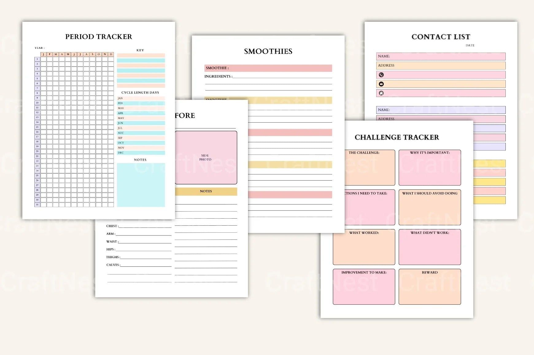 Therapy Worksheet Mega Pack - CraftNest - Digital Crafting and Art