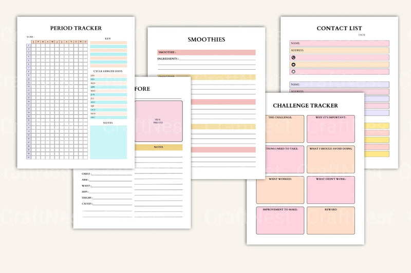 Therapy Worksheet Mega Pack - CraftNest - Digital Crafting and Art