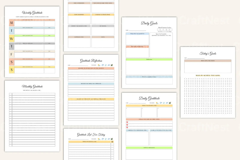 Daily Gratitude Journal - CraftNest - Digital Crafting and Art