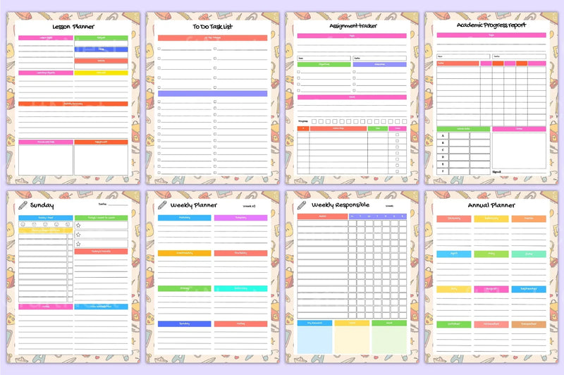 Home School Planner - CraftNest - Digital Crafting and Art
