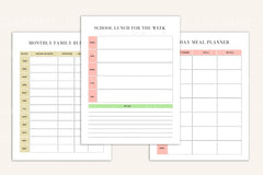Complete House Management Binder for Efficient Home Organization - CraftNest - Digital Crafting and Art