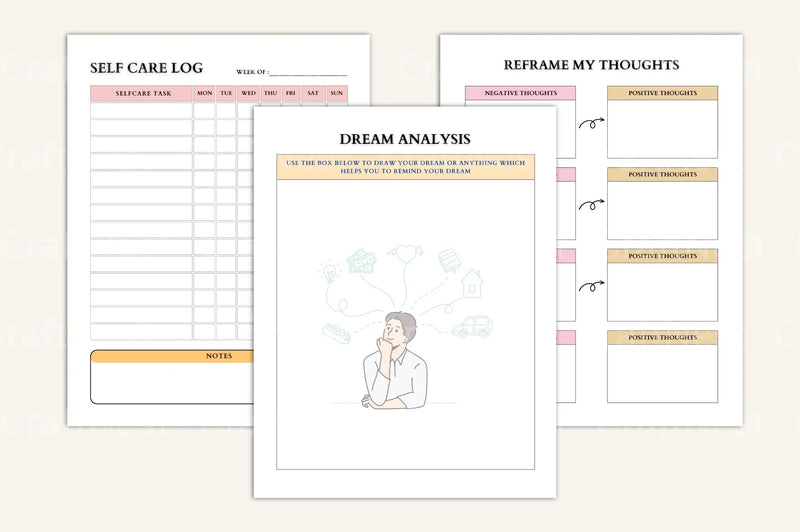 Therapy Worksheet Mega Pack - CraftNest - Digital Crafting and Art