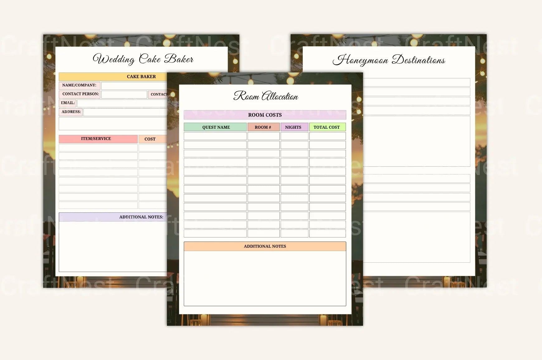 Wedding Planning Companion Guide - CraftNest - Digital Crafting and Art
