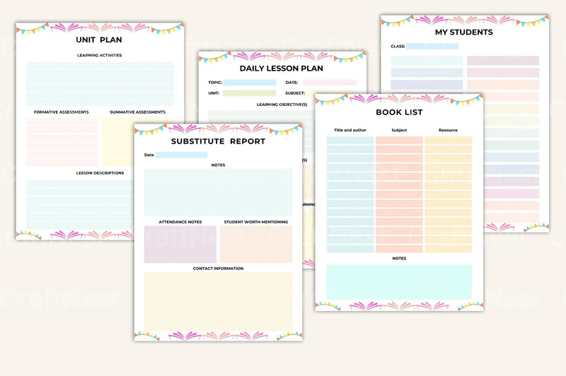 Teacher Planner: Organize Your Classroom Efficiently - CraftNest - Digital Crafting and Art