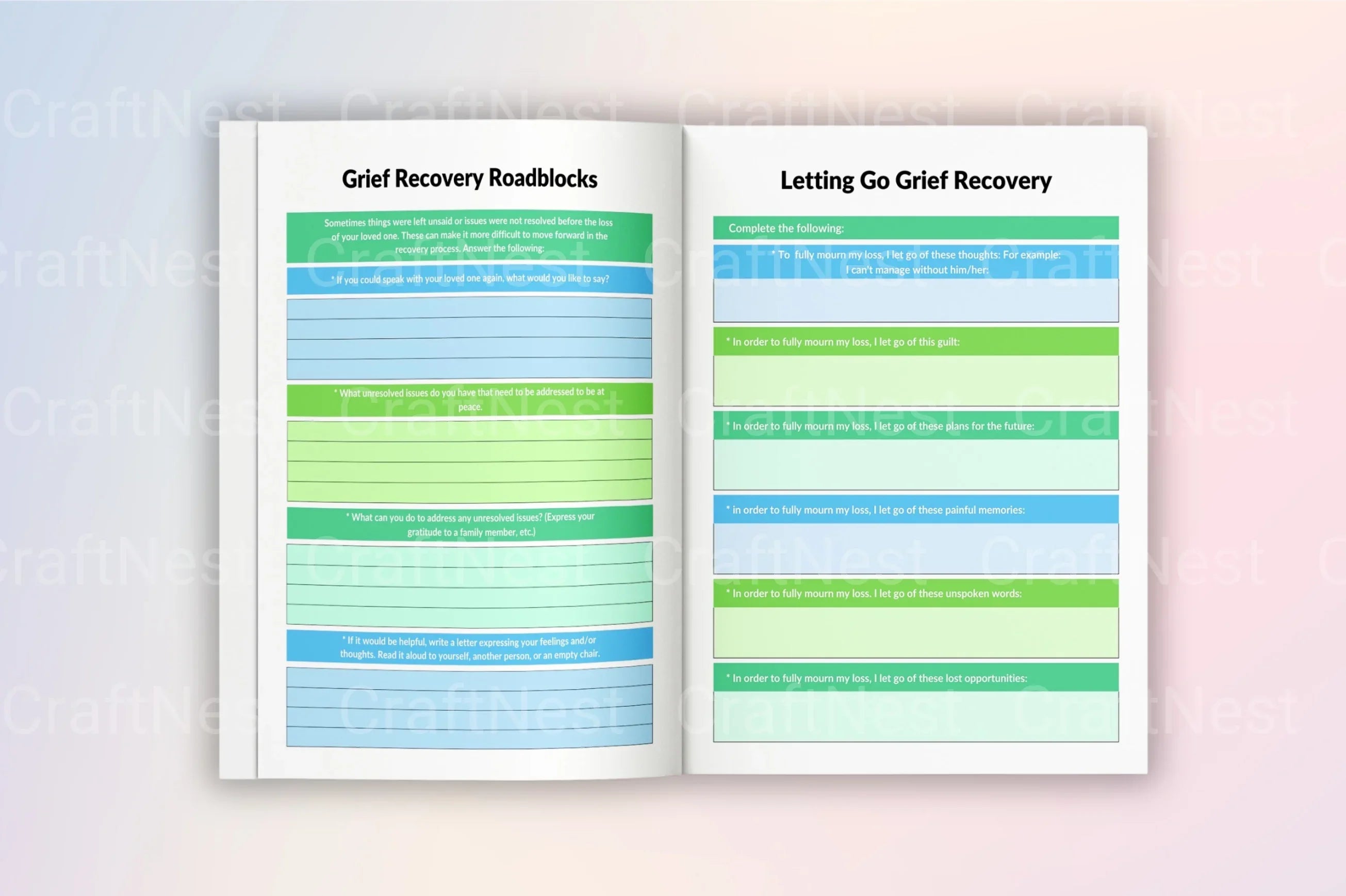 Grief Therapy Guide - CraftNest - Digital Crafting and Art