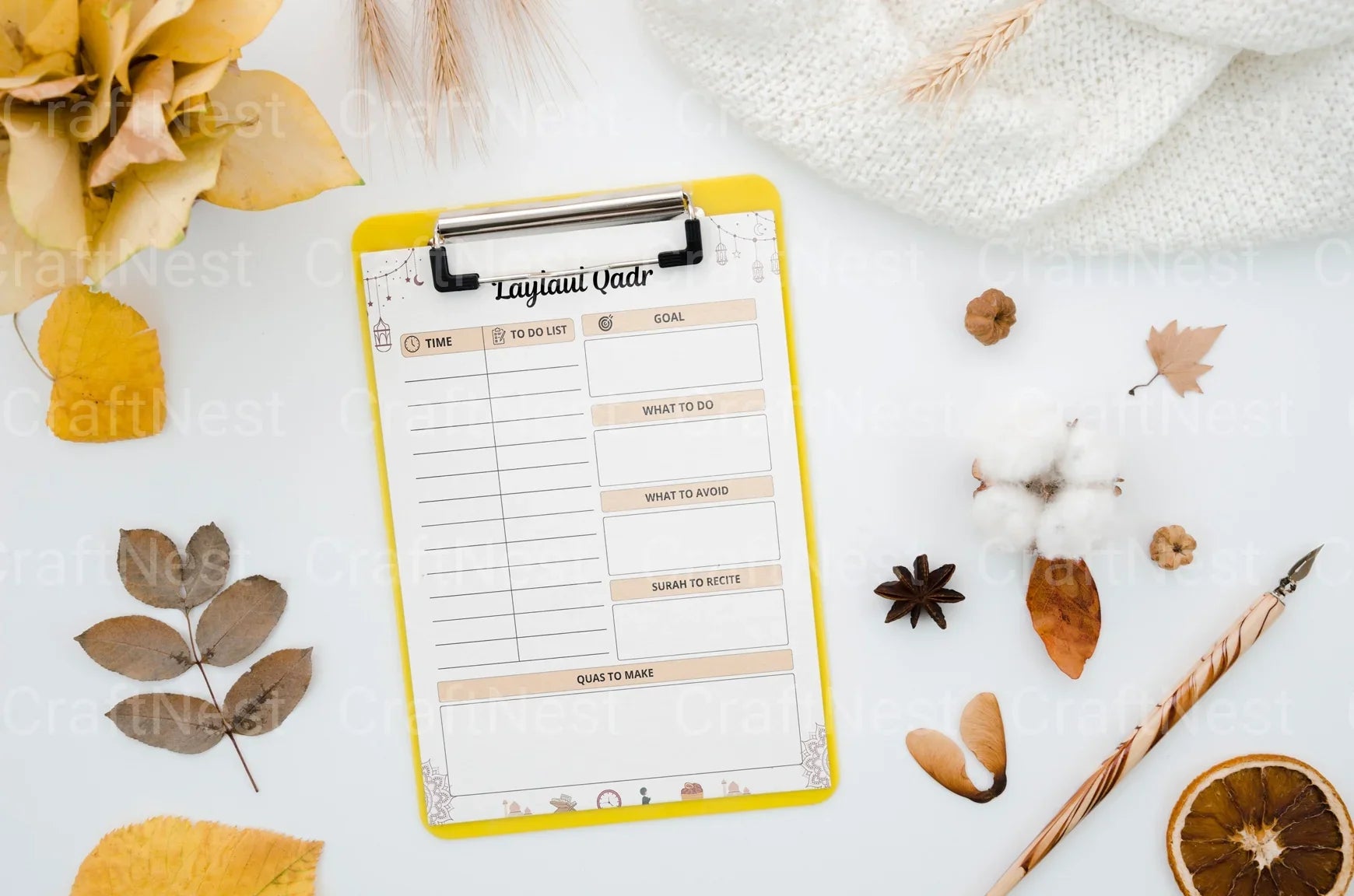 Ramadan Planning Guide - CraftNest - Digital Crafting and Art