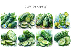 Cucumber Clipart - CraftNest - Digital Crafting and Art