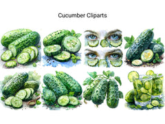 Cucumber Clipart - CraftNest - Digital Crafting and Art