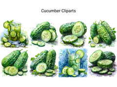 Cucumber Clipart - CraftNest - Digital Crafting and Art