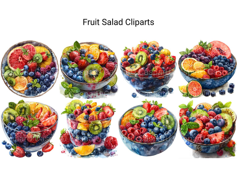 Fruit Salad Clipart - CraftNest - Digital Crafting and Art