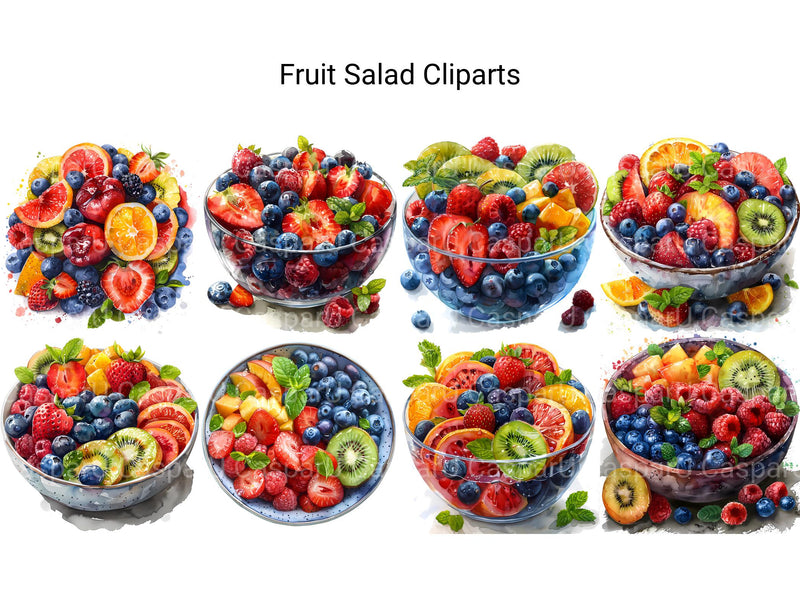 Fruit Salad Clipart - CraftNest - Digital Crafting and Art