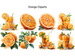 Orange Clipart - CraftNest - Digital Crafting and Art