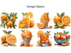 Orange Clipart - CraftNest - Digital Crafting and Art