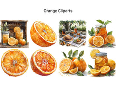 Orange Clipart - CraftNest - Digital Crafting and Art