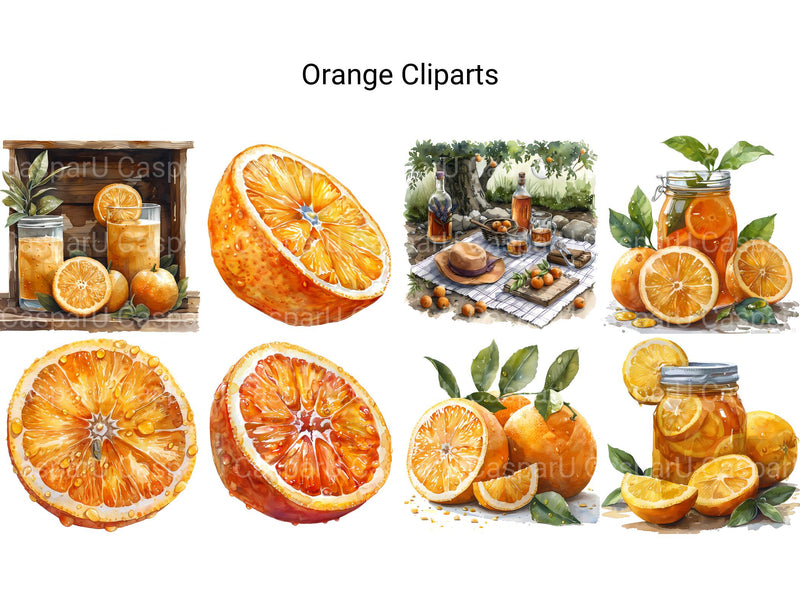 Orange Clipart - CraftNest - Digital Crafting and Art