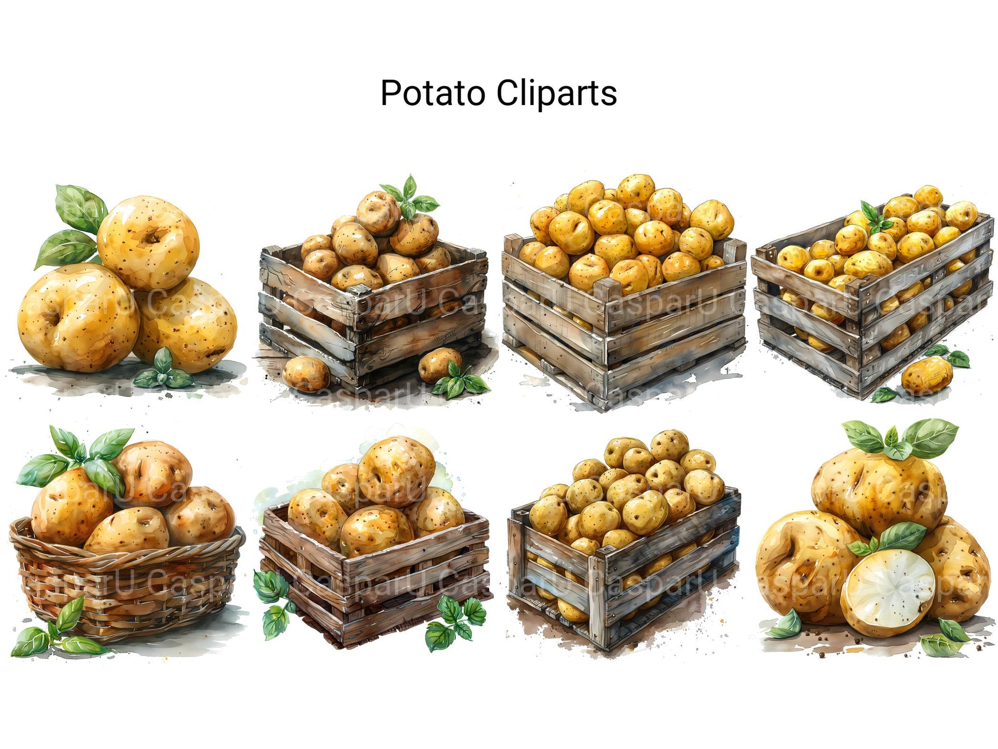 Potato Clipart - CraftNest - Digital Crafting and Art