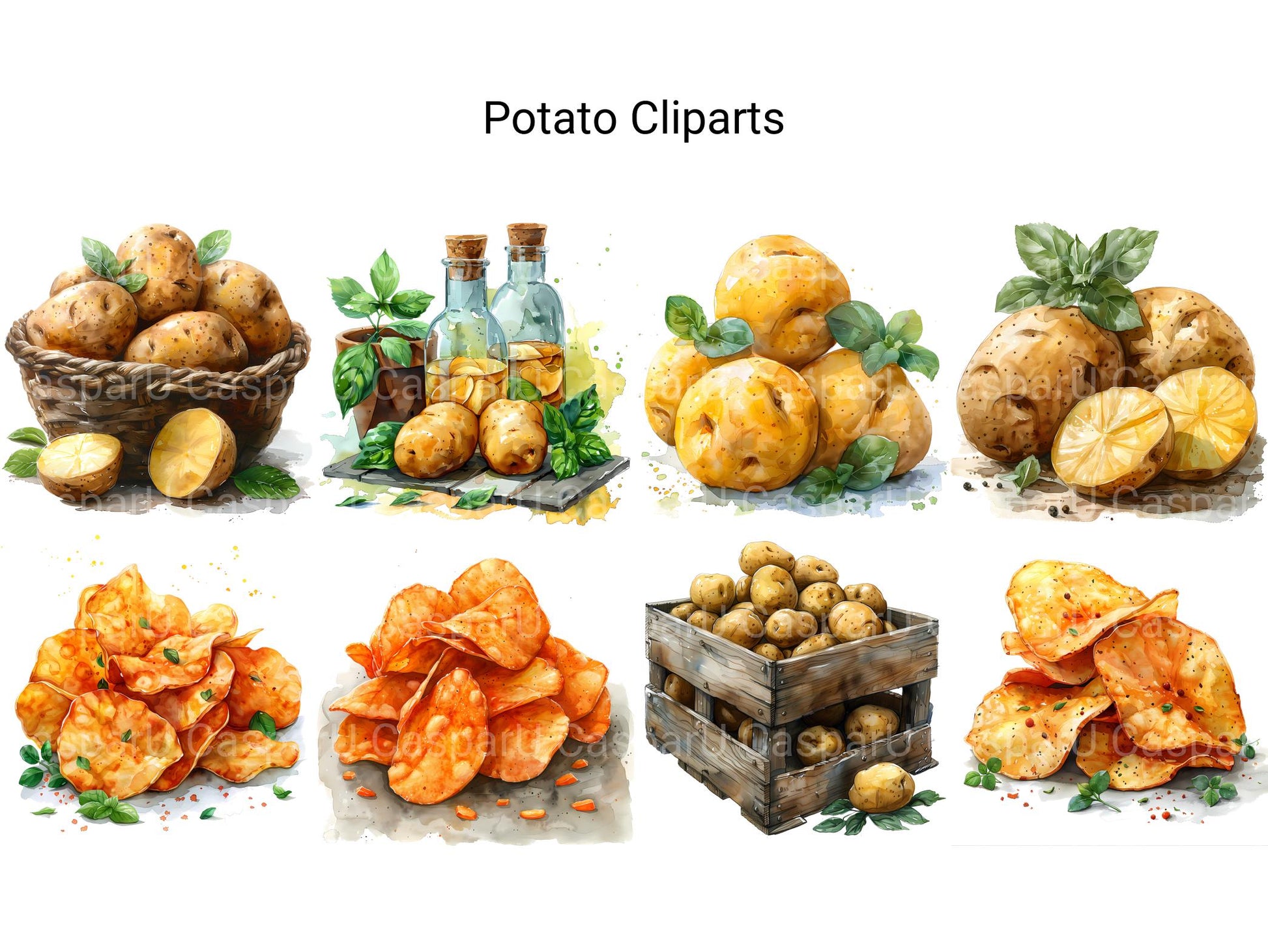 Potato Clipart - CraftNest - Digital Crafting and Art