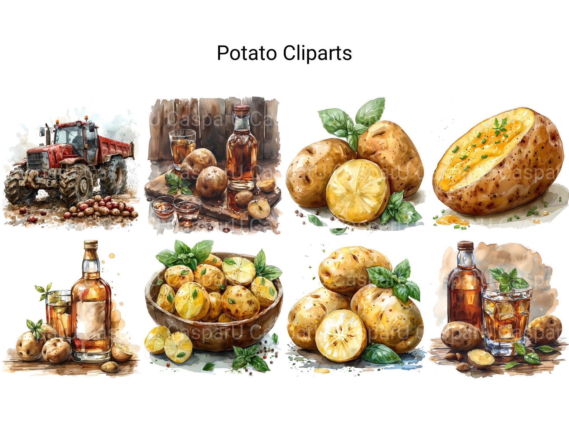 Potato Clipart - CraftNest - Digital Crafting and Art