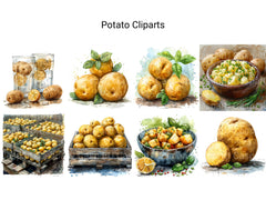 Potato Clipart - CraftNest - Digital Crafting and Art