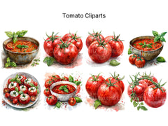 Tomato Clipart - CraftNest - Digital Crafting and Art