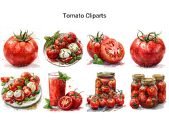 Tomato Clipart - CraftNest - Digital Crafting and Art