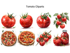 Tomato Clipart - CraftNest - Digital Crafting and Art