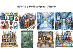 Back To School Essential Clipart - CraftNest - Digital Crafting and Art