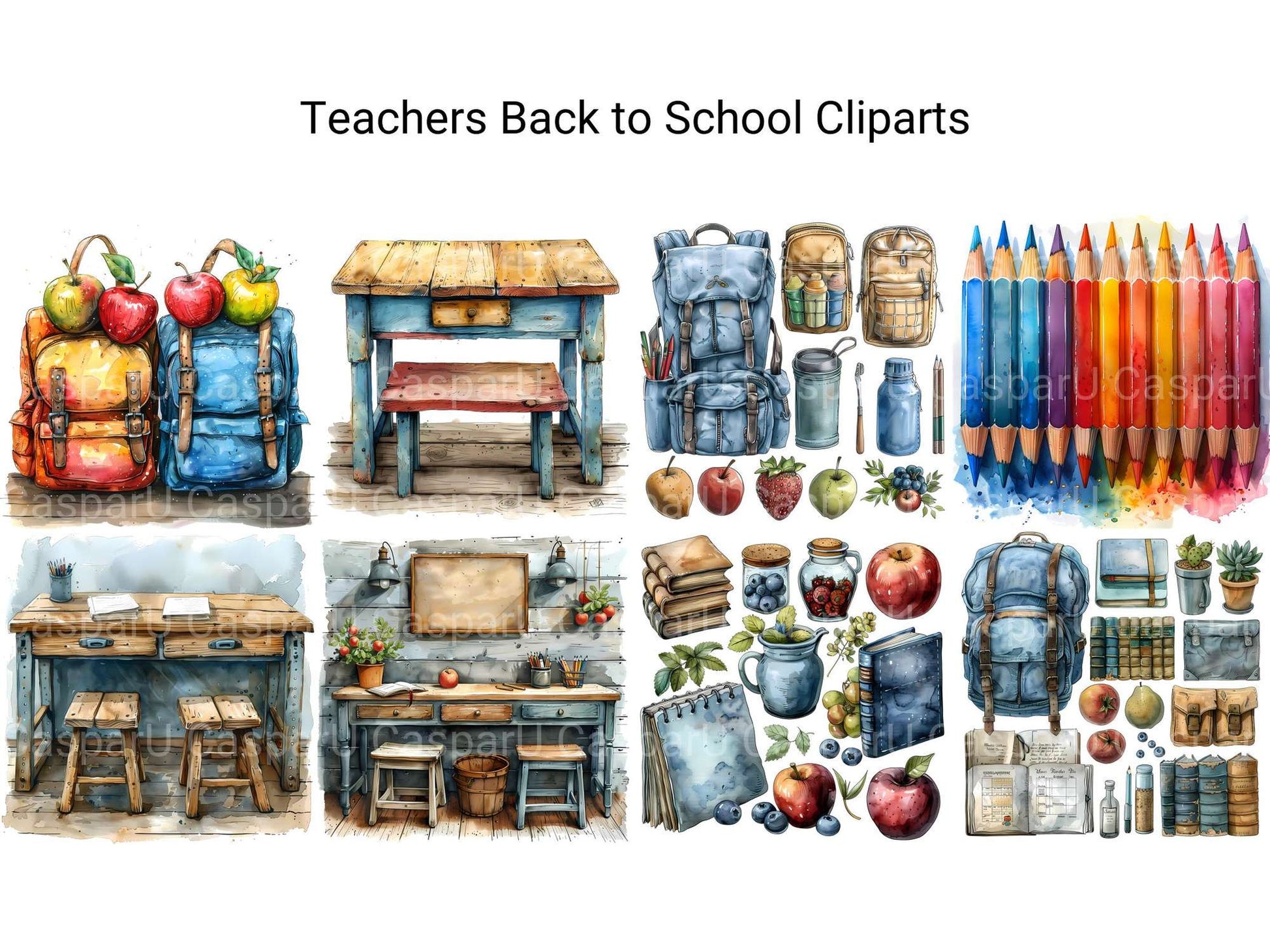 Teachers Back To School Clipart - CraftNest - Digital Crafting and Art