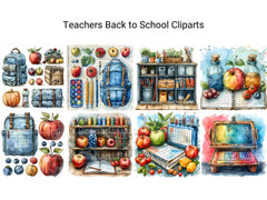 Teachers Back To School Clipart - CraftNest - Digital Crafting and Art