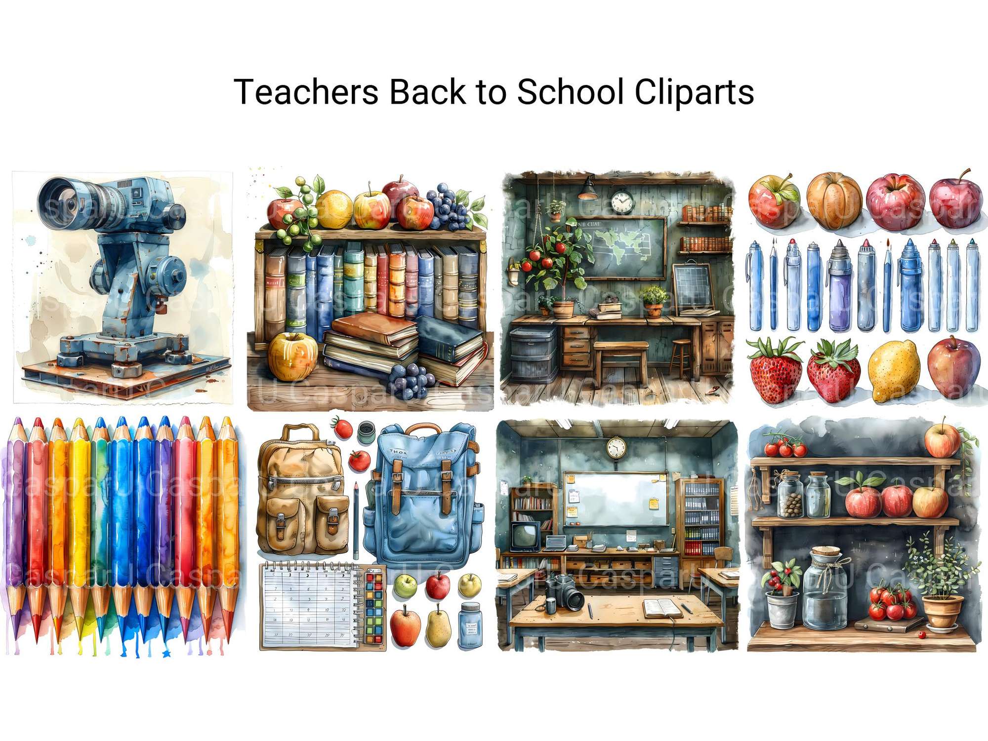 Teachers Back To School Clipart - CraftNest - Digital Crafting and Art