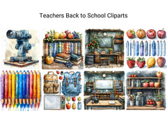 Teachers Back To School Clipart - CraftNest - Digital Crafting and Art