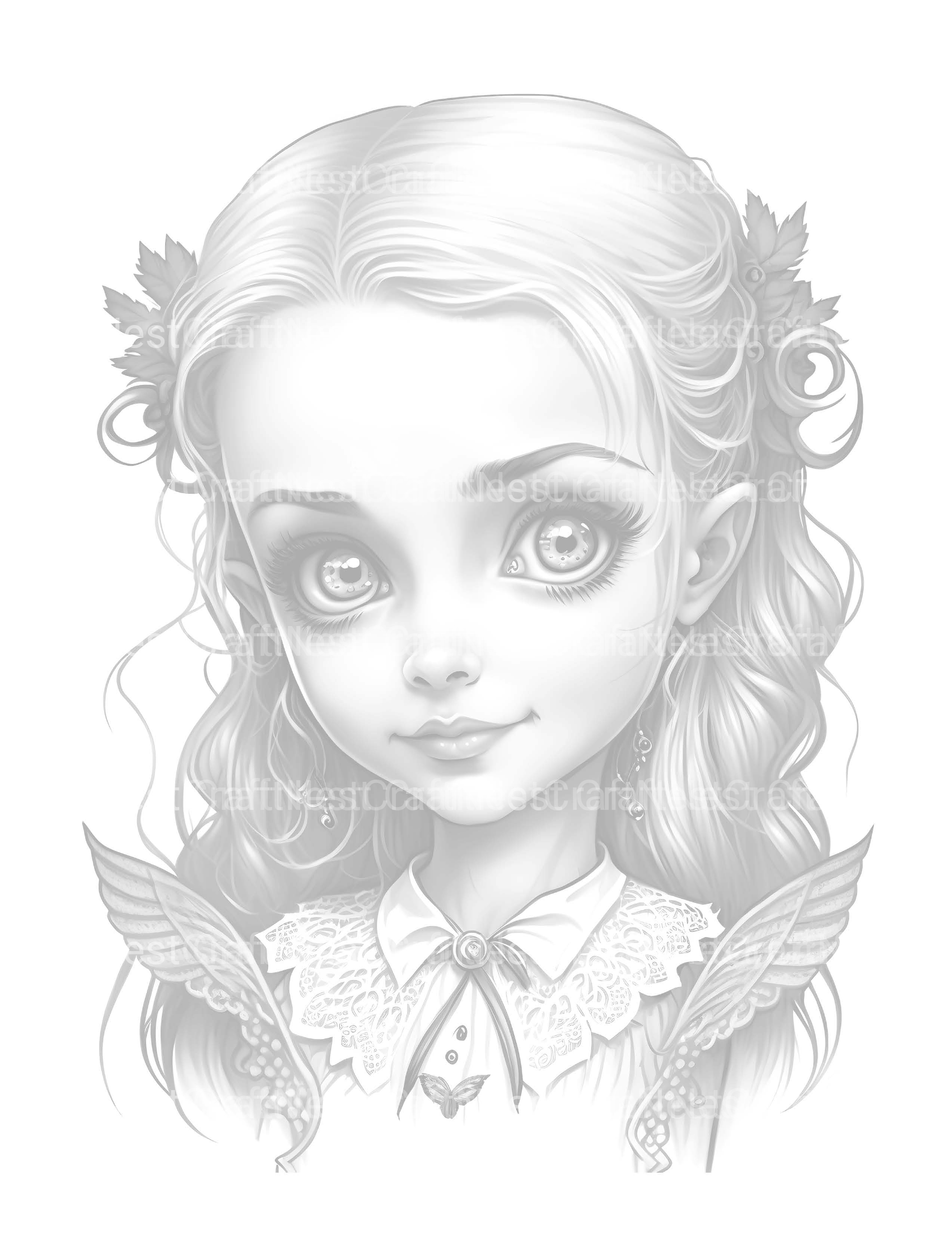 Little Witch Coloring Book - CraftNest - Digital Crafting and Art