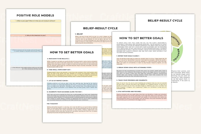 Goal Setting Motivation Guide - CraftNest - Digital Crafting and Art