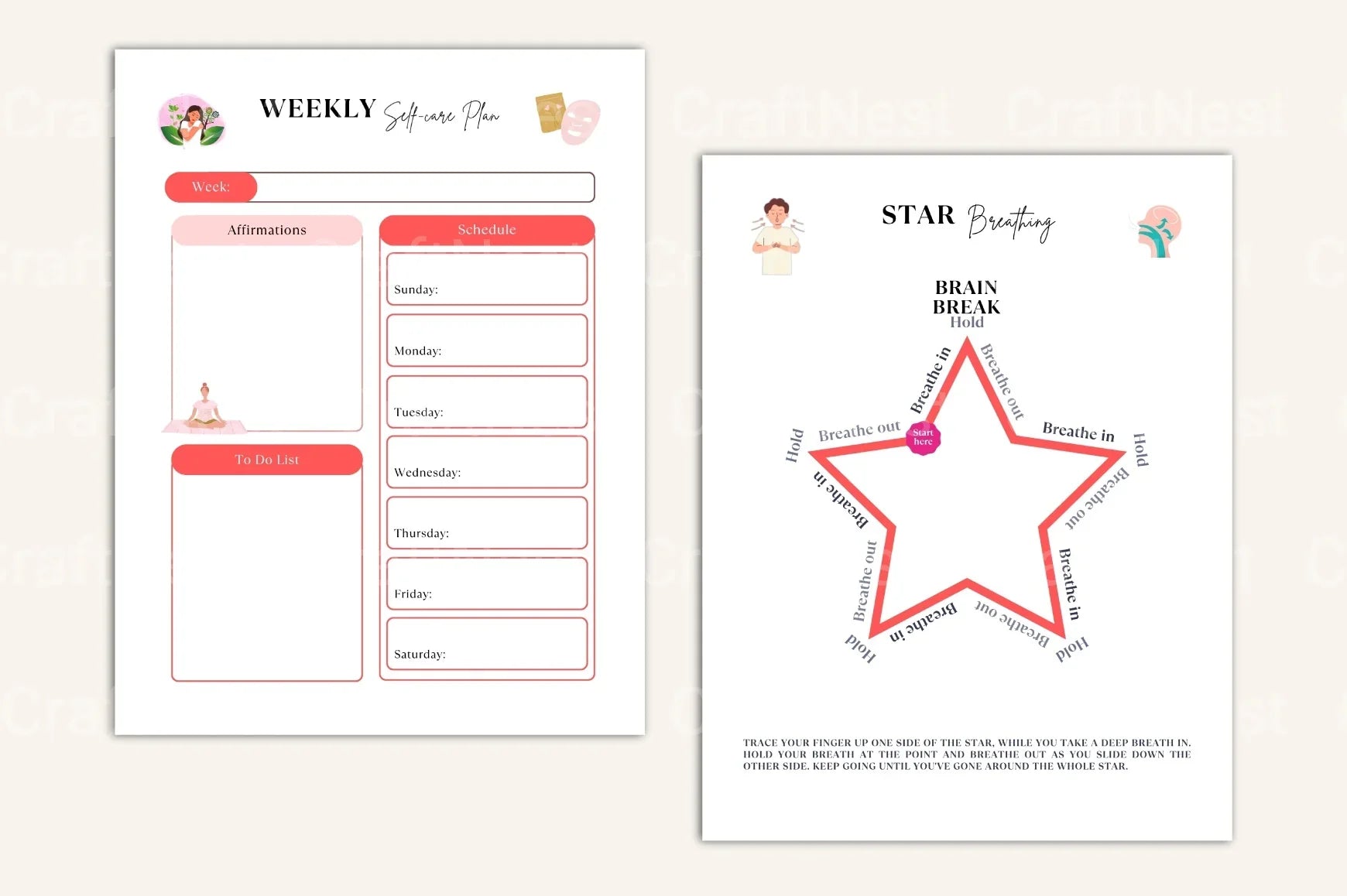 CBT Anxiety Workbook for Effective Stress Management - CraftNest - Digital Crafting and Art