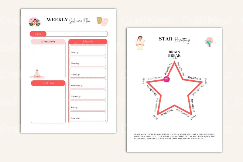 CBT Anxiety Workbook for Effective Stress Management - CraftNest - Digital Crafting and Art