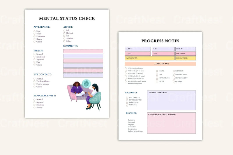 Therapy Worksheet Mega Pack - CraftNest - Digital Crafting and Art