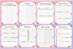 Self Care Planner: Enhance Your Wellbeing - CraftNest - Digital Crafting and Art