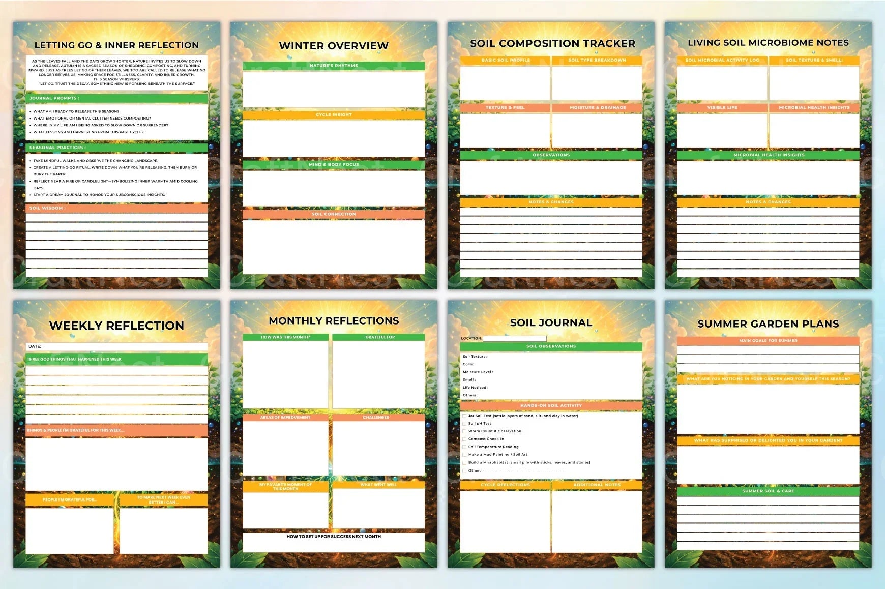 Cycles Soil Gardening Guide - CraftNest - Digital Crafting and Art