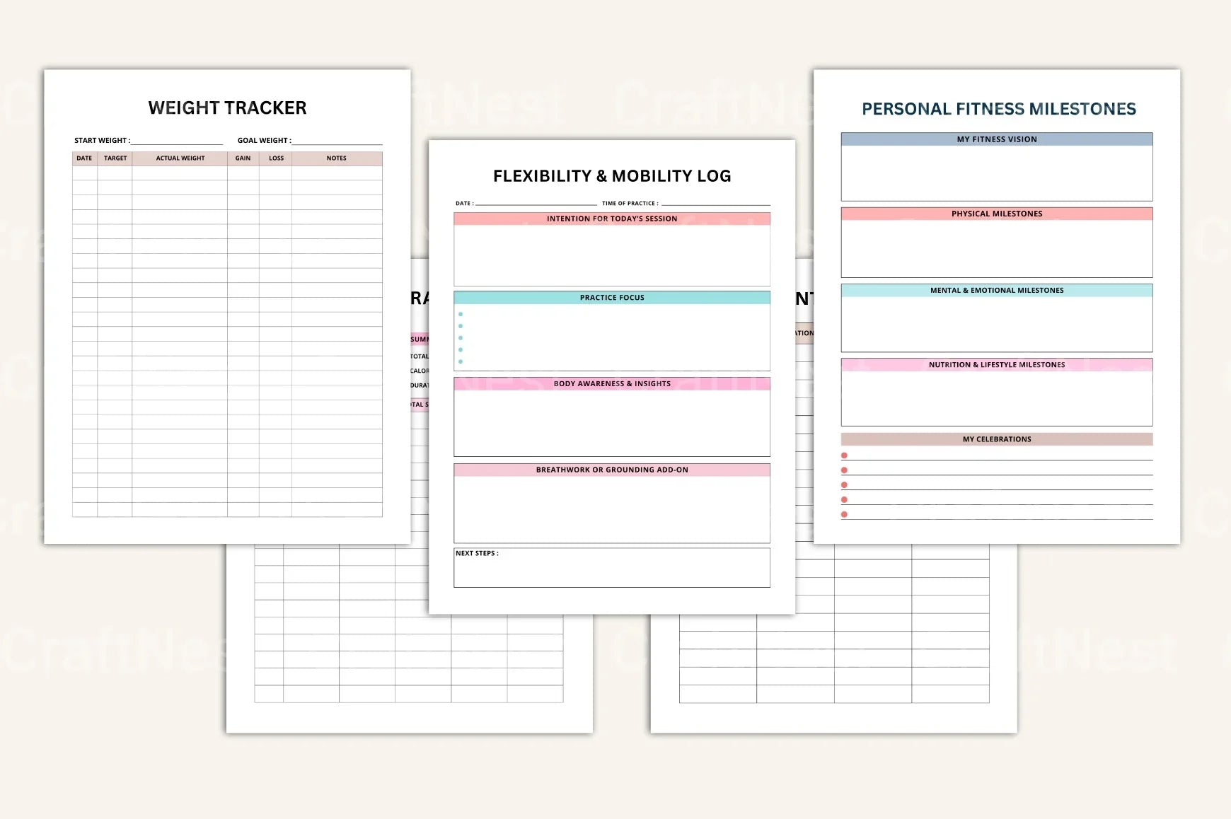Ultimate Wellness Fitness Guide - CraftNest - Digital Crafting and Art
