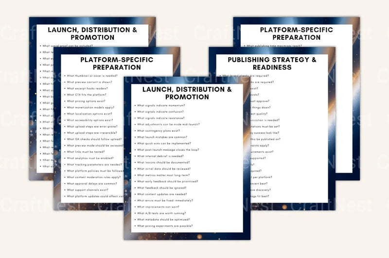 Amazon KDP Success Prompts - CraftNest - Digital Crafting and Art