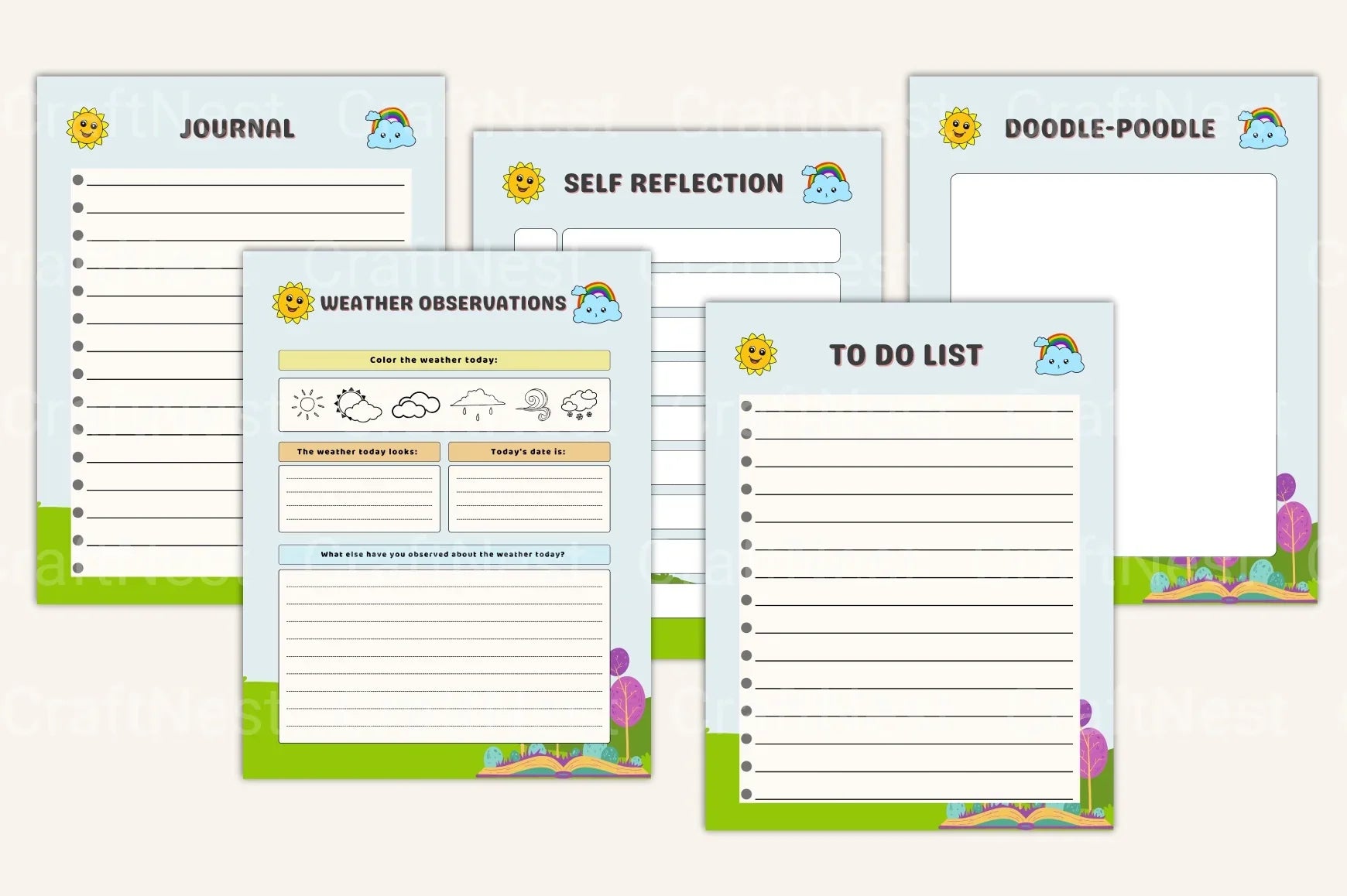 My Daily Routine for Kids - CraftNest - Digital Crafting and Art